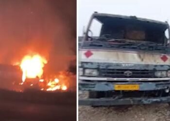 MP: देवास में दो डीजल टैंकरों में भीषण आग और ब्लास्ट, अवैध डीजल ट्रांसफर की आशंका