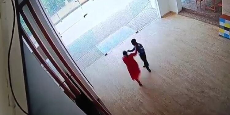 महिला ने गार्ड को जड़े थप्पड़, कॉलर पकड़कर खींचा…नोएडा की सोसाइटी का वीडियो वायरल