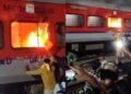 अमृतसर से सहरसा आ रही जनसेवा एक्सप्रेस में लगी भीषण आग, एक बोगी जली