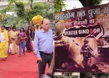 ऑपरेशन सिंदूर के वीरों को समर्पित छठ घाट! नोएडा में श्रद्धा और देशभक्ति का संगम