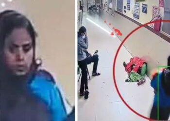 शिवपुरी के जिला अस्पताल से एक दिन पहले जन्मी बच्ची चोरी, देखें CCTV