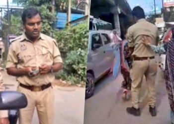 कानपुर: सिपाही ने की छेड़खानी तो महिला ने कॉलर पकड़कर थाने तक घसीटा, वीडियो वायरल, कमिश्नर ने किया सस्पेंड