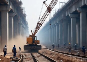 MP: धार में रेलवे ब्रिज निर्माण के दौरान क्रेन पलटी, दो की मौत, कई लोगों के दबने की आशंका