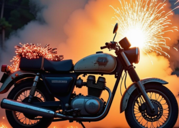 लखनऊ में पटाखों से भरी बाइक बम बन गई, दो युवकों की दर्दनाक मौत सड़क हादसे में