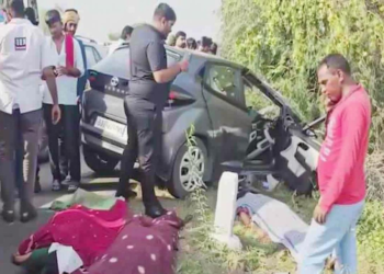 सुरेंद्रनगर में डंपर और कार की टक्कर से 4 महिलाओं की दर्दनाक मौत, ड्राइवर गंभीर रूप से घायल
