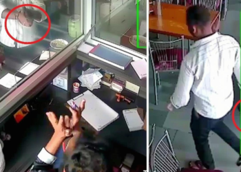 खाना देर से मिलने पर ग्राहक ने वेटर से झगड़ा किया, गोली चलने से रेस्टोरेंट मालिक ने काउंटर के नीचे छिपकर बचाई जान