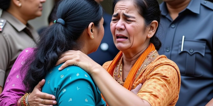 कई दिनों से लापता मानसिक रूप से कमजोर महिला परिजनों से मिलते ही फूट-फूट कर रोने लगी