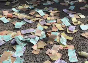 महाराष्ट्र में मुआवजा कम मिलने पर किसानों का अनोखा प्रदर्शन, नोट फेंक कर सरकार के खिलाफ जताया गुस्सा