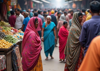 बाजार में भीड़ के बीच खरीदारी का मज़ा, फिर नाले की तरफ देख कर उड़ गए होश!