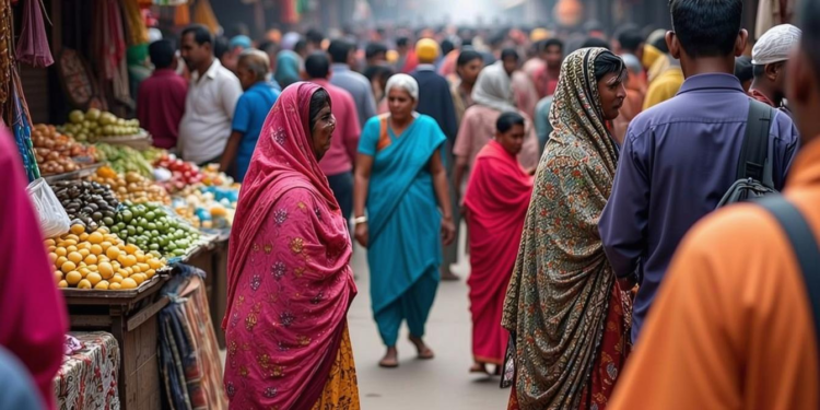 बाजार में भीड़ के बीच खरीदारी का मज़ा, फिर नाले की तरफ देख कर उड़ गए होश!