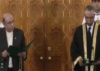 पाकिस्तान के राष्ट्रपति ने दोहा में चीन के उपराष्ट्रपति हान से मुलाकात की