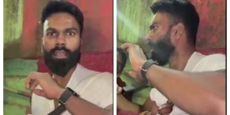 पहचान छुपाकर हिंदू युवती संग घूम रहा था जिम ट्रेनर शादाब, बजरंग दल ने किया हंगामा