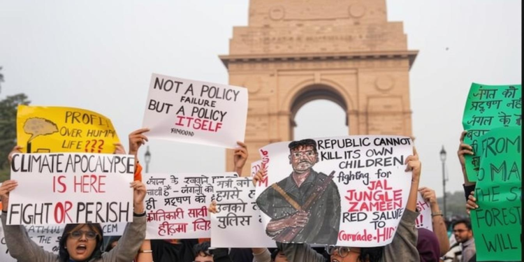 दिल्ली में हिडमा के समर्थन में नारेबाजी पर कार्रवाई: दो FIR, 23 गिरफ्तार, जानिए पूरी खबर