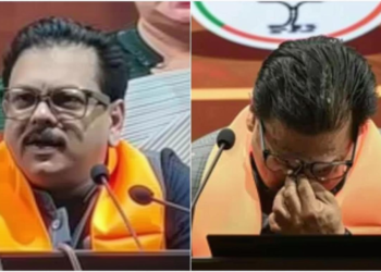 दिल्ली में AAP को बड़ा झटका: दो बार के विधायक राजेश गुप्ता BJP में शामिल, प्रेस कॉन्फ्रेंस में आंसू बहाए