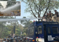 भोपाल में यूथ कांग्रेस का ‘वोट चोरी’ के खिलाफ बड़ा प्रदर्शन, पुलिस ने चलाया वाटर कैनन