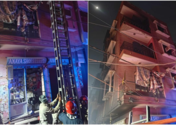 संगम विहार दिल्ली में चार मंजिला मकान में भीषण आग, 3 की मौत और 2 झुलसे-जानिए पूरी खबर