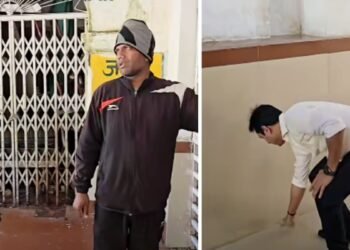 ‘क्या एक घंटे में धूल आ गई, इसको पोछा मारना बोलते हैं?’, अस्पताल में खराब सफाई देख भड़के IAS, ठेकेदार से बोले- टेंडर कैंसिल कर दूंगा