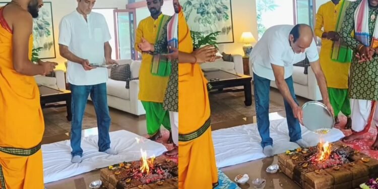 Akshaye Khanna ने अपनाया आध्यात्मिक रास्ता, घर में कराया वास्तु शांति हवन, आप भी जानें इसके लाभ
