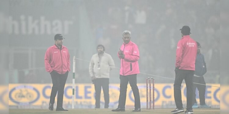लखनऊ में कोहरे के कारण चौथा टी20 मैच रद्द, गिल सीरीज से बाहर –