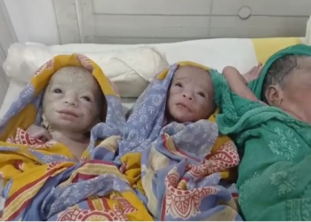 बगहा: महिला ने एक साथ तीन बच्चों को दिया जन्म, बगहा PHC में गूंजी किलकारियां