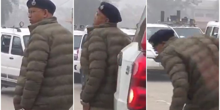 CM नीतीश के काफिले में शामिल स्कॉर्पियो ने DSP को मारी टक्कर, जमीन पर गिरकर हुए चोटिल- VIDEO