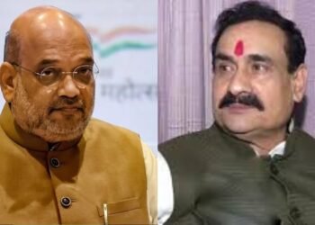 ग्वालियर में रवाना होते वक्त अमित शाह का खास संवाद, नरोत्तम मिश्रा को बुलाकर कही अहम बात