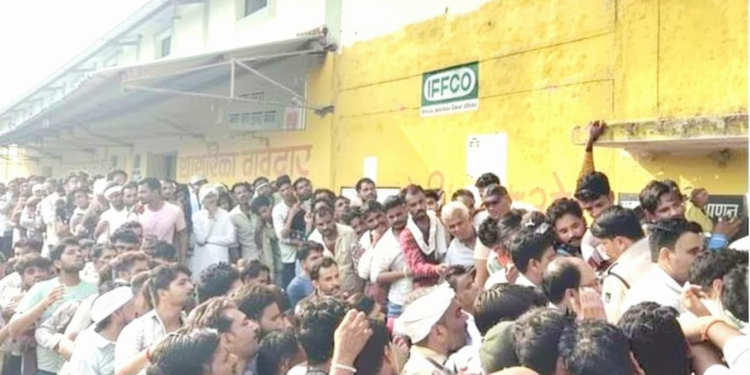 मध्य प्रदेश में खाद संकट: दो बोरी यूरिया के लिए 3 दिन लाइन में लगने से किसान की हार्ट अटैक से मौत