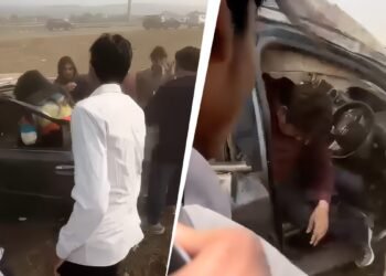 दिल्ली मुंबई एक्सप्रेसवे पर खौफनाक मंजर, तेज रफ्तार कार पलटती रही, सभी लोग सुरक्षित निकले