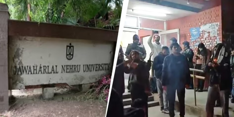 JNU नारेबाजी मामले में केस दर्ज, पीएम मोदी और अमित शाह पर हुई थी आपत्तिजनक टिप्पणी