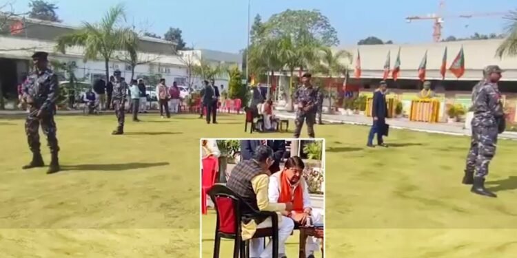 क्या दिल्ली ने भेजा है कोई सख्त मैसेज? इंदौर छोड़ अचानक भोपाल पहुंचे कैलाश विजयवर्गीय, BJP दफ्तर में तगड़ी सुरक्षा के बीच हितानंद शर्मा से मुलाकात