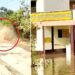 सड़क फाड़कर निकला पानी… पाइपलाइन फटने से हॉस्टल में कैद बच्चे, धंस गई पक्की सड़क