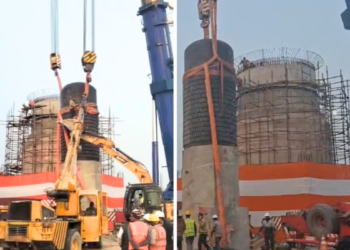 मोतिहारी में विश्व का सबसे बड़ा शिवलिंग, 210 टन वजन…  वैदिक मंत्रोच्चार के बीच हो रही स्थापना