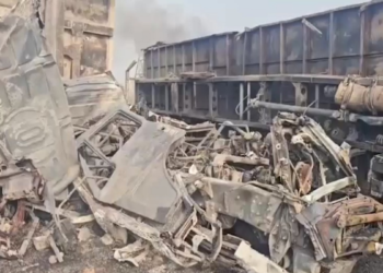 कुंडली-मानेसर-पलवल एक्सप्रेसवे पर भीषण हादसा, आपस में टकराए पांच वाहन, जिंदा जले दो लोग