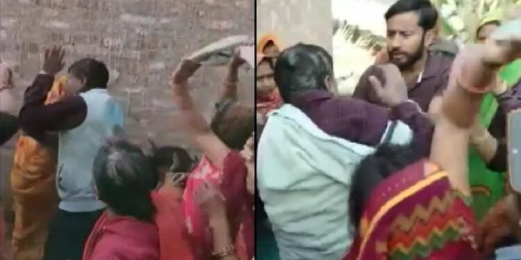 महिलाओं ने स्कूल में घुसकर टीचर को चप्पलों के पीटा, 5वीं की छात्रा से की थी छेड़छाड़