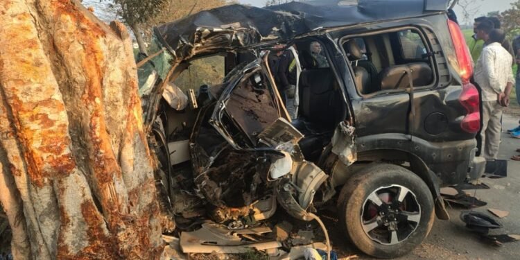 हरियाणा के गोहाना में भीषण सड़क हादसा… तेज रफ्तार स्कॉर्पियो पेड़ से टकराई, 5 की मौत