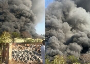 MP: फर्नीचर गोदाम में लगी भीषण आग, धमाकों से दहला इलाका, दमकल की 5 गाड़ियां मौके पर