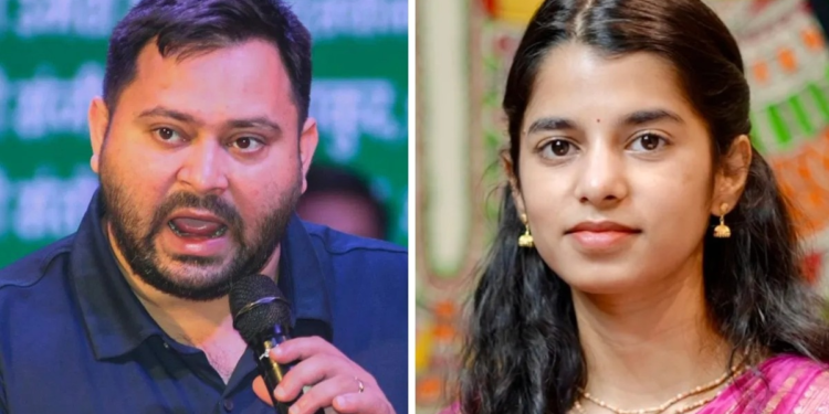 मैथिली ठाकुर के ‘धृतराष्ट्र’ वाले बयान पर भड़के तेजस्वी यादव, बोले- विधायक बनते ही खुद को…