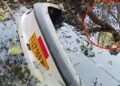 पीपल के पेड़ पर लटकी कार देख सहम गए लोग, ड्राइवर भी नहीं मिला, देखें CCTV वीडियो