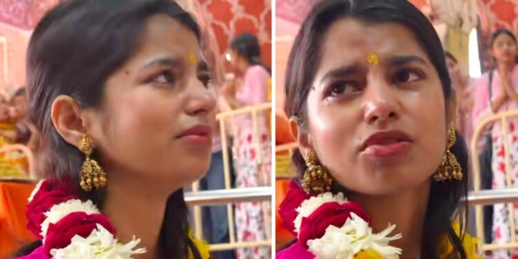 ‘मैं खुद को संभाल नहीं पाई…’, जयपुर के मंदिर में अचानक रोने लगीं बिहार की विधायक मैथिली ठाकुर, भावुक वीडियो वायरल