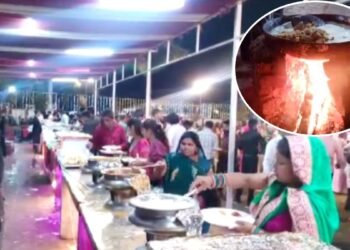 गैस नहीं मिली… शादी के रिसेप्शन से एक रात पहले बदला मेन्यू, 1500 मेहमानों के लिए लकड़ी की भट्टी पर बने ‘दाल-बाफले’