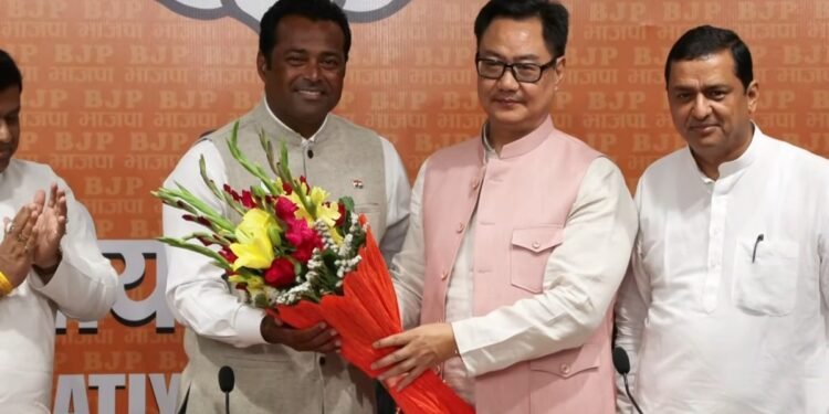 टेनिस लेजेंड लिएंडर पेस की बीजेपी में हुई एंट्री, बंगाल चुनाव में हो सकता है रोल