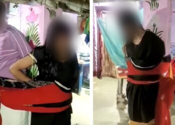 बिहार: बेगूसराय में प्रेमी के साथ आपत्तिजनक हालत में पकड़ी गई तीन बच्चों की मां, पिलर से बांधकर पीटा, वीडियो वायरल