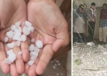 धूप के बाद ‘बर्फबारी’ का मंजर… ग्वालियर में दोपहर बाद पलटा मौसम, ओलों के प्रहार से कांप उठा शहर, बाइक-कारों के शीशे टूटे