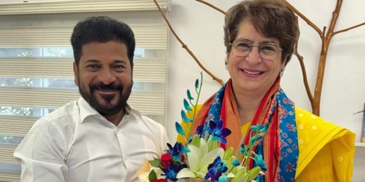 ‘विपक्ष की एकजुटता ने देश का भविष्य बचा लिया’, प्रियंका गांधी से मुलाकात के बाद बोले रेवंत रेड्डी