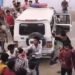 चोर के शक में युवक की पीट-पीटकर हत्या, गिरफ्तारी के दौरान पुलिस गाड़ी पर हमला