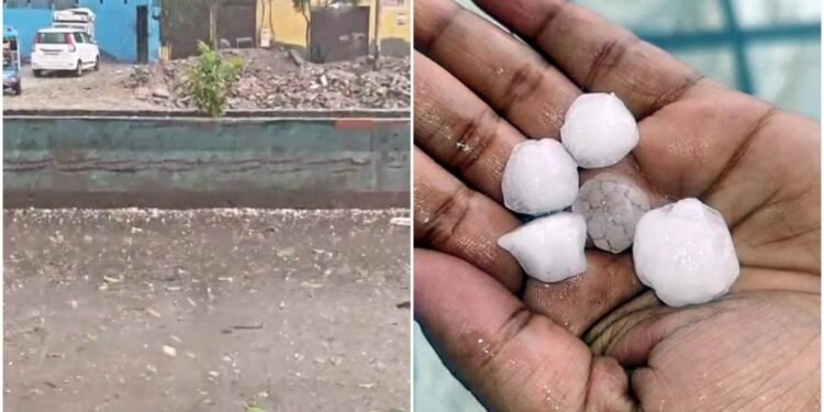 दिल्ली-NCR में बदला मौसम, कई जगह तेज हवाओं के साथ बारिश, सीलमपुर और यमुना विहार में गिरे ओले