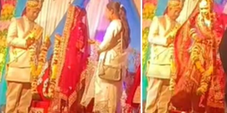 ऐन वक्त पर दुल्हन ने बदला फैसला… शादी के जोड़े में स्टेज से लगाई छलांग, प्रेमी को पहना दी वरमाला, दूल्हा देखता रह गया