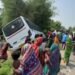 बिहार: सुपौल में तेज रफ्तार बस का खौफनाक हादसा, तेज रफ्तार बस खाई में गिरी, बाल-बाल बची 30 यात्रियों की जान