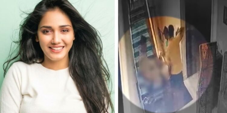 छत पर जाती दिखीं ट्विशा, एक घंटे बाद शव नीचे लाया पति, दो CCTV आए सामने