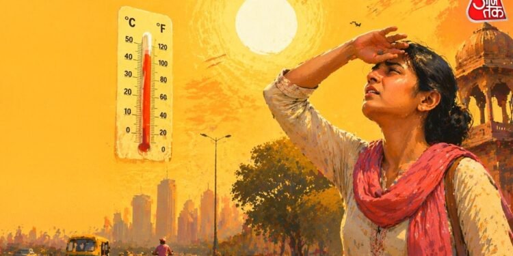 दिल्ली-NCR और उत्तर भारत में भीषण गर्मी का कहर, कई शहरों में तापमान 47 डिग्री के पार, हीटवेव का रेड अलर्ट